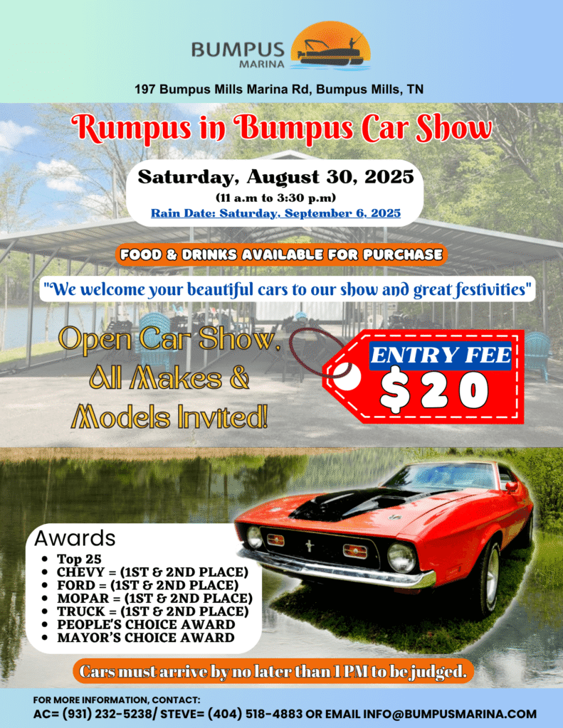 BUMPUS MARINA CAR SHOW 2025